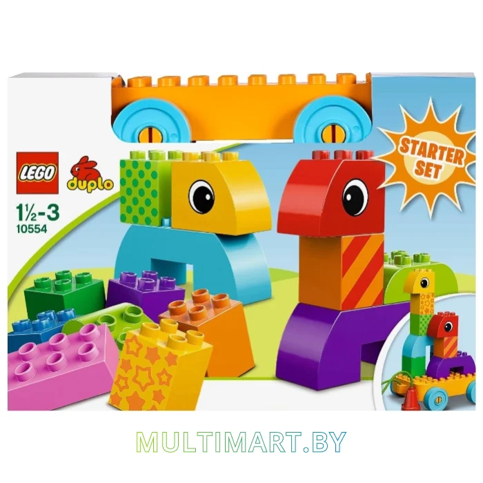 Конструктор LEGO Duplo 10554 Веселая каталка с кубиками